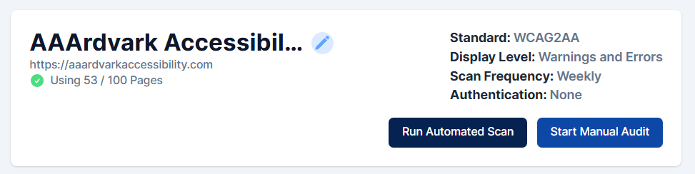 Run Automated Scan in the Site Dashboard for the whole site.